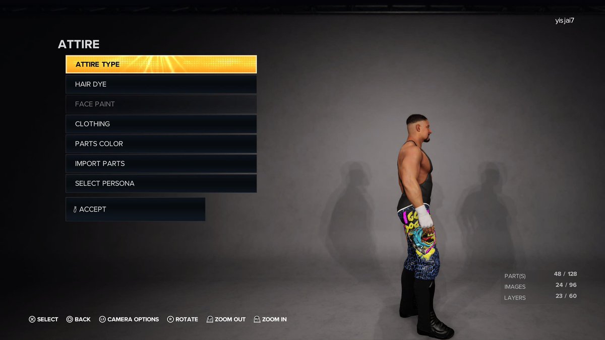 king_yiz's tweet photo. @bronbreakkerwwe Stand and Deliver Gear idea 🤔 https://t.co/QZ6SobOJG7