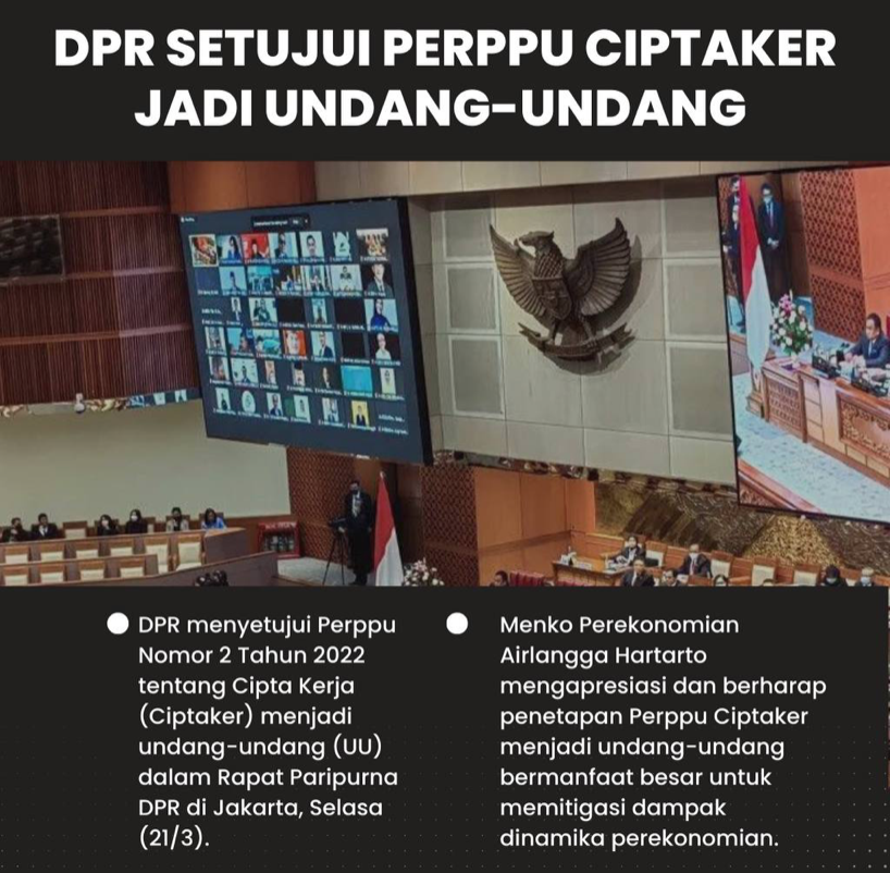 Vhienaiueo's tweet photo. UU Cipta Kerja bermanfaat besar untuk memitigasi dampak dinamika perekonomian
#PerppuCiptaKerja #PeraturanPemerintah #IklimInvestasi #TenagaKerja #StabilitasEkonomi #ResesiGlobal #CiptakerSejahterakanRakyat #CiptakerMembangunIndonesia https://t.co/BCBjvqiGl6
