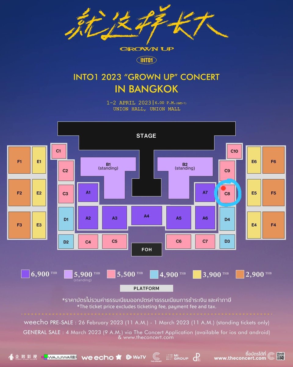 httratra's tweet photo. [WTS] Post it again cuz I haven't sold it yet, DM me if u're interested:
💎 Sunday, Apr 2 (Zone C8, Seat B, row 2, second seat next to C9)
💎 Negotiable price
💎 I will send you ticket via app
#INTO1 #ตลาดนัดINTO1 #ขายบัตรคอน #INTO1_GROWNUPINBKK https://t.co/y9VV2j4X4r
