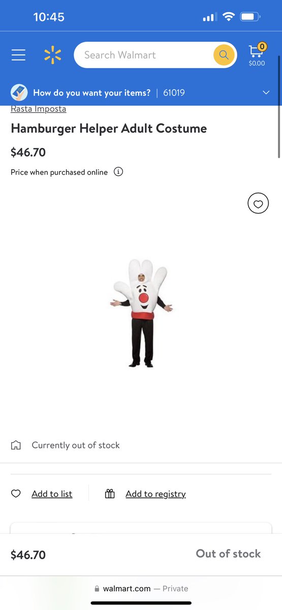 its_uncle_mason's tweet photo. @ILLUMlNUSNUMB Hamburger helper costume https://t.co/1MgZNPKBJu