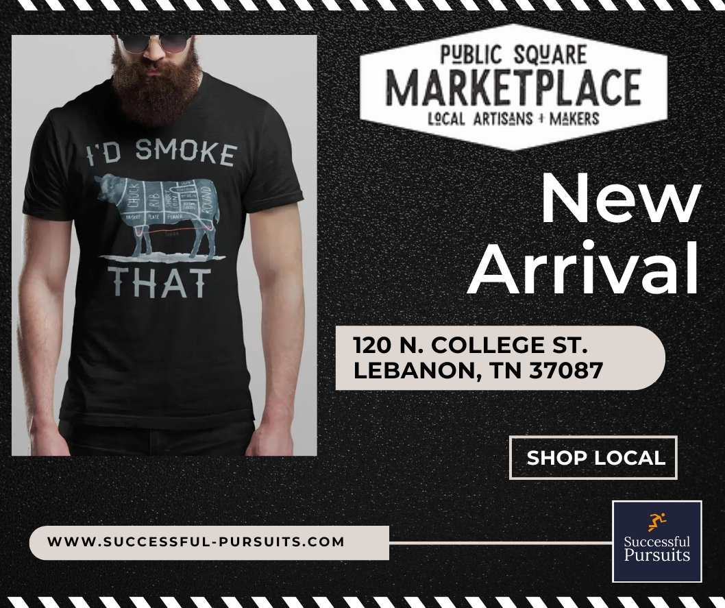 We recently added a men's section inside Public Square Marketplace (120 N. College St. in Lebanon).  Men's clothing, premium grooming, and many other great gift ideas.  
#lebanontn #mens #clothing #SmallBusiness #Tennessee #tennesseelife