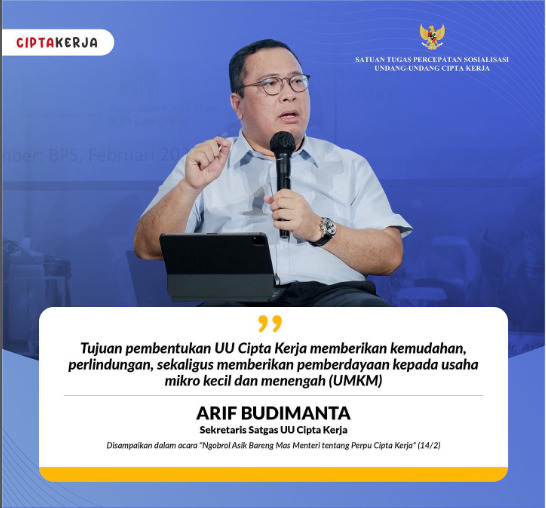 Vhienaiueo's tweet photo. UU Cipta Kerja beri kemudahan, perlindungan, dan pemberdayaan kepada UMKM
#PerppuCiptaKerja #PeraturanPemerintah #IklimInvestasi #TenagaKerja #StabilitasEkonomi #ResesiGlobal #CiptakerSejahterakanRakyat #CiptakerMembangunIndonesia https://t.co/Qg9AMpSyH9