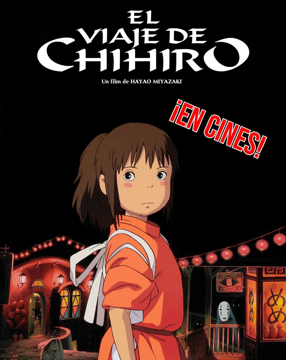 pchujoy's tweet photo. ¡Aviso de servicio al público!

“El Viaje de Chihiro” vuelve a las salas de cine en Perú por tiempo limitado. https://t.co/jUq5dkRCQ8