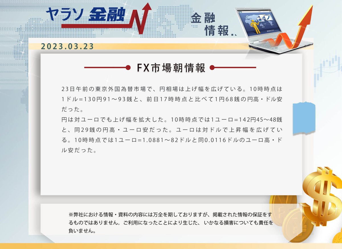 MilagroZeiler's tweet photo. 今日のFX市場朝情報です。
＃円相場　＃ドル円　＃ユーロ円　＃ユーロドル　＃投資　＃fx　＃株 https://t.co/ErnwwkJy1r