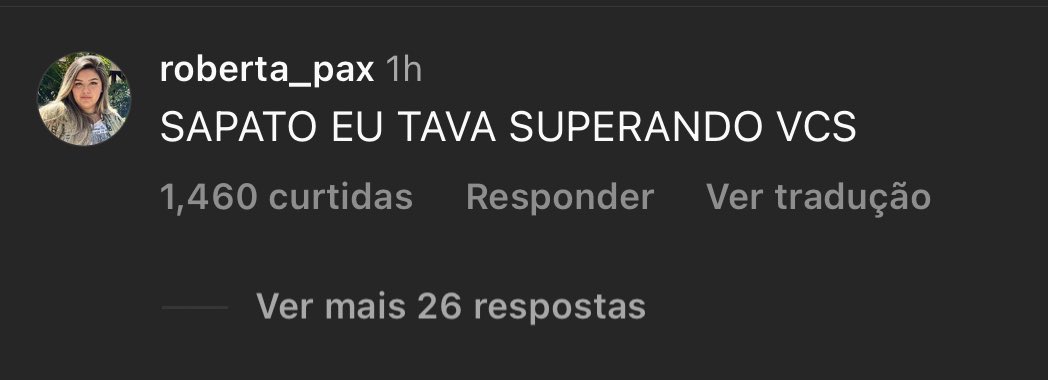 roberta_pax's tweet photo. O meu comentario no video do xu hitando kkkkkkkkk ME DEIXEM EM PAZ https://t.co/HHVEZyNWg1