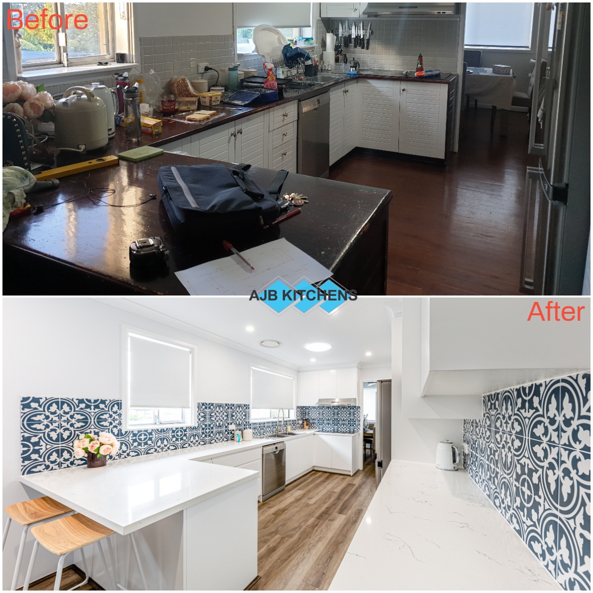 ajbkitchens's tweet photo. Magical Transformation  #renovation #renovationproject #kitchencabinets #kitchendesign #kitchens #kitchensofinstagram #kitchen #kitchenrenovation #kitchenreno #modernkitchendesign #KitchenIslandDesign #sydneykitchen #sydney #kitcheninspiration #kitcheninspo #kitchengoals https://t.co/YIuD86A3HX