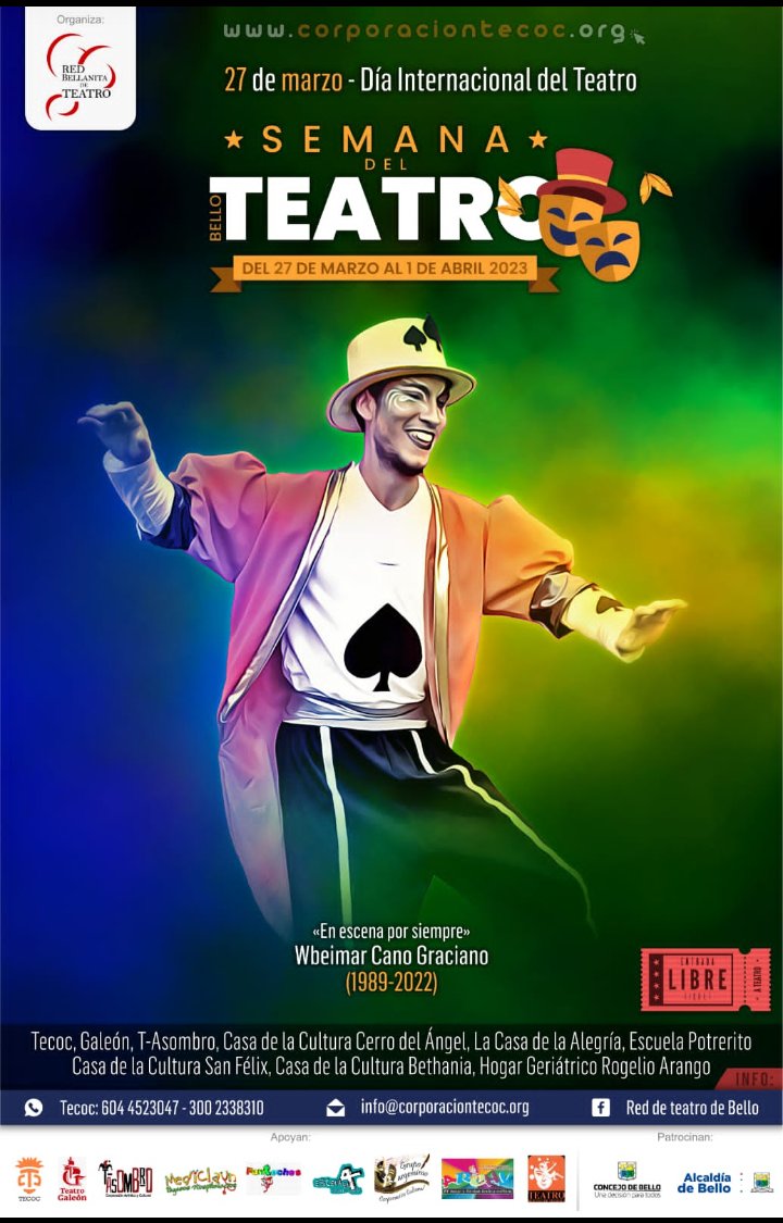 archy_charly's tweet photo. Toda una semana de teatro y fantasía... Del 27 de marzo al 1 de abril... Busca la programación y anímate los esperamos a todos https://t.co/BRUaktebaS