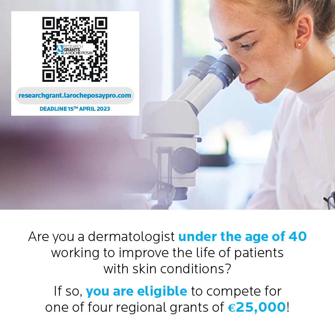 LOrealAUNZ's tweet photo. Attn all dermatologists dedicated to skin health 📢The La Roche-Posay Research Grants may support your journey in dermatology research! Apply now: https://t.co/zIqHDBBACU https://t.co/RPHg82qFvi