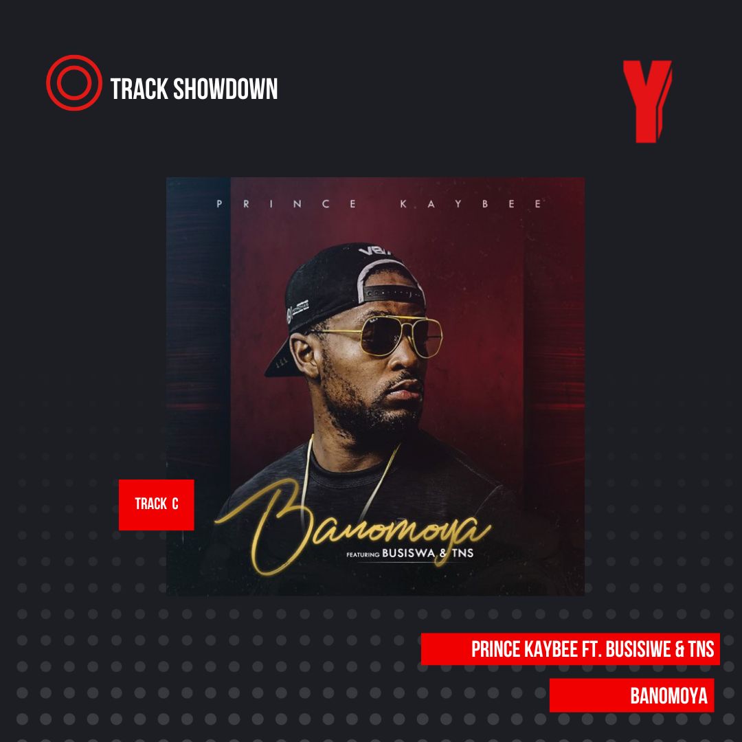 Yfm's tweet photo. Welcome to the #TrackShowdown of absolute Gqom bangers.
We got:
@DJMaphorisa & DJ Raybel ft. @MoonSanelly with iWalk Ye Phara
🆚
Distruction Boyz with Omunye
🆚
@PrinceKaybee_SA ft. @busiswaah & TNS with Banomoya
Which track are you still bumping?🤔
#YMornings https://t.co/TYuM635p2y