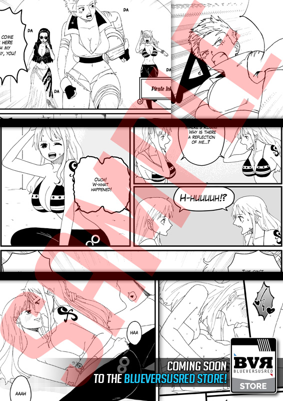 BlueVersusRed's tweet photo. Coming soon to the Bvr Store: "1:1 Piece (Nami side)" 1st side of two parody comics created in collaboration with Eroselth!
N*mi is dragging R*bin along for a private score. Thanks to some devil fruit powers they get much more than they bargained for~
#selfcest #clonekink #同一CP https://t.co/cwV6NBHyln