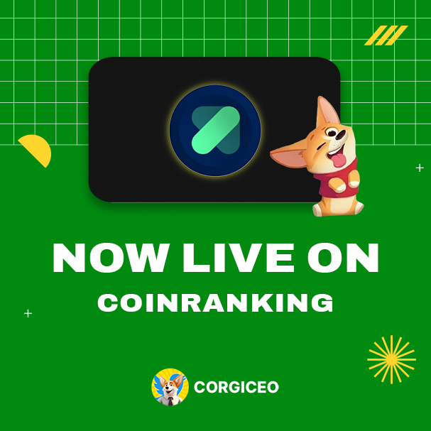 Corgi_CEO's tweet photo. 🚀  CORGI CEO IS LIVE ON 
@coinranking

⏏ https://t.co/CzPNV7qwLU

⏏  Contract: 0x365b475Bc0eAF3C92F6B248B3f09D10F55EC900d

💥 BUY $CORGICEO now!!! https://t.co/PnweFEPWRL