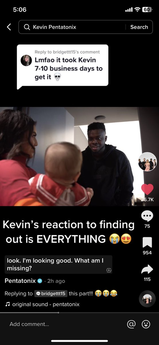 ari • 5 on Twitter "this comment on ptx’s latest tiktok is making me