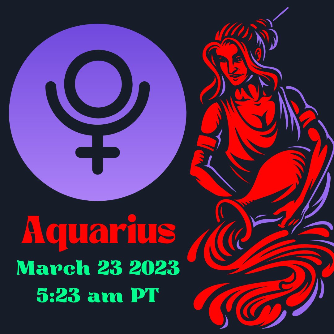 The PLUTO ingress into the sign of Aquarius begins March 23 2023 at 5:23am PT.

The first chapter of a 20 year Regenerative story in the realm of the Waterbearer.

#plutoinaquarius
#pluto #hades #aquarius
#astrology 
#plutoincapricorn