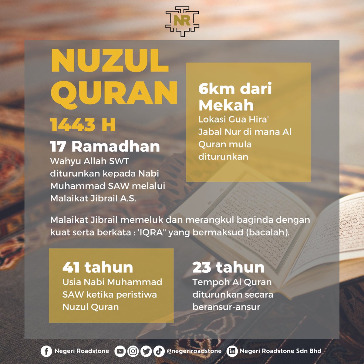 negeriroadstone's tweet photo. #peristiwaketikaramadhan #negeriroadstone #nrsb https://t.co/1uyZDK7fQp