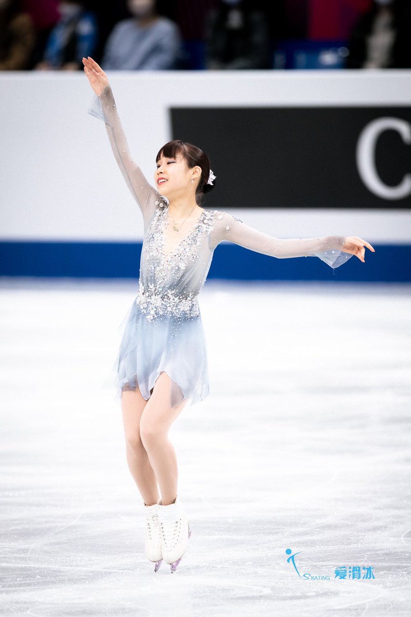 iskating_pt's tweet photo. Mai Mihara (JPN): I was so nervous but the audience was very supportive and cheered for me. Very happy to skate here at Worlds. Over this season, I have a really strong will to get both programs right. The results I get is the accumulation of all the work I put in. #WorldFigure https://t.co/QHd9wD5AHK