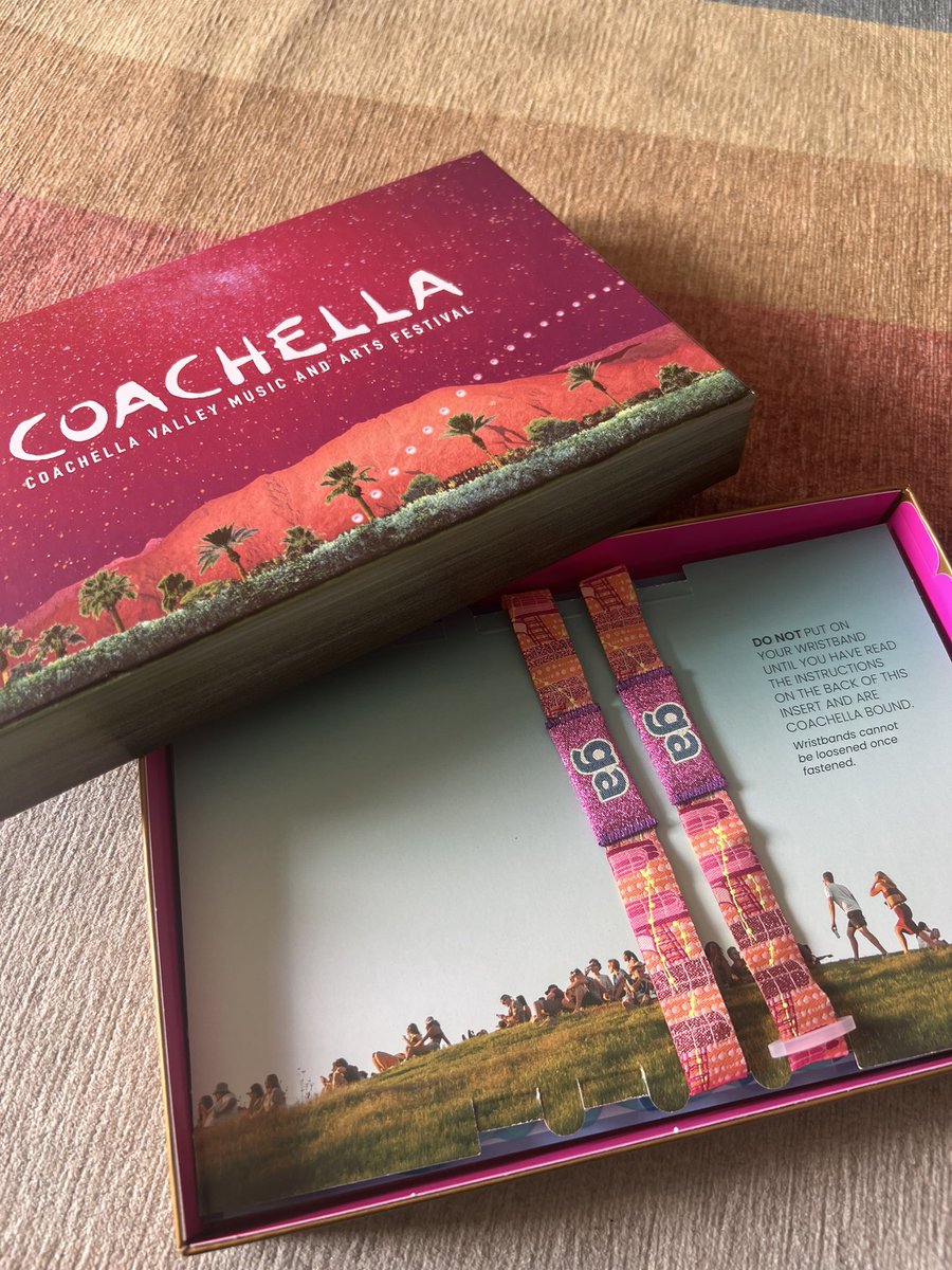reeny96's tweet photo. I have a friend that is selling two wristbands if anyone is interested! #coachella2023 https://t.co/m2ajp2wd4x