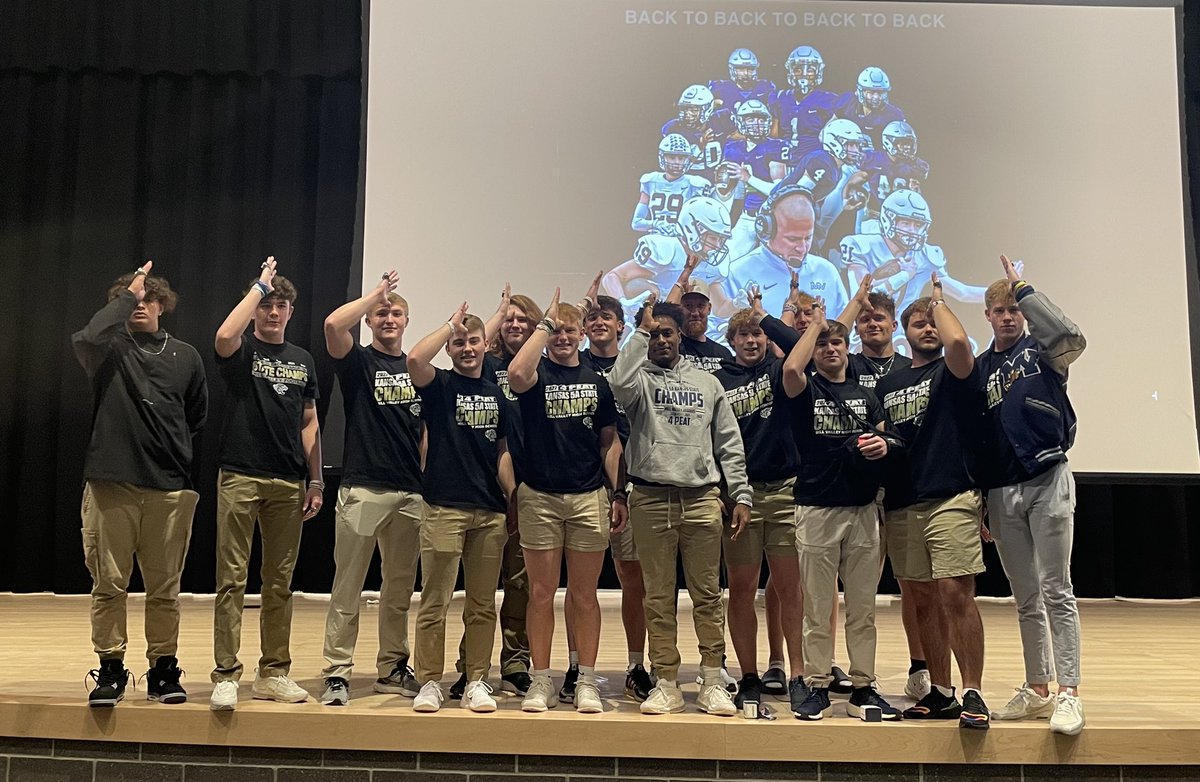 Great night tonight! What an amazing accomplishment by these guys to win 4 straight. A very special group of young men!  #4PEAT #proudcoach 🦈💙