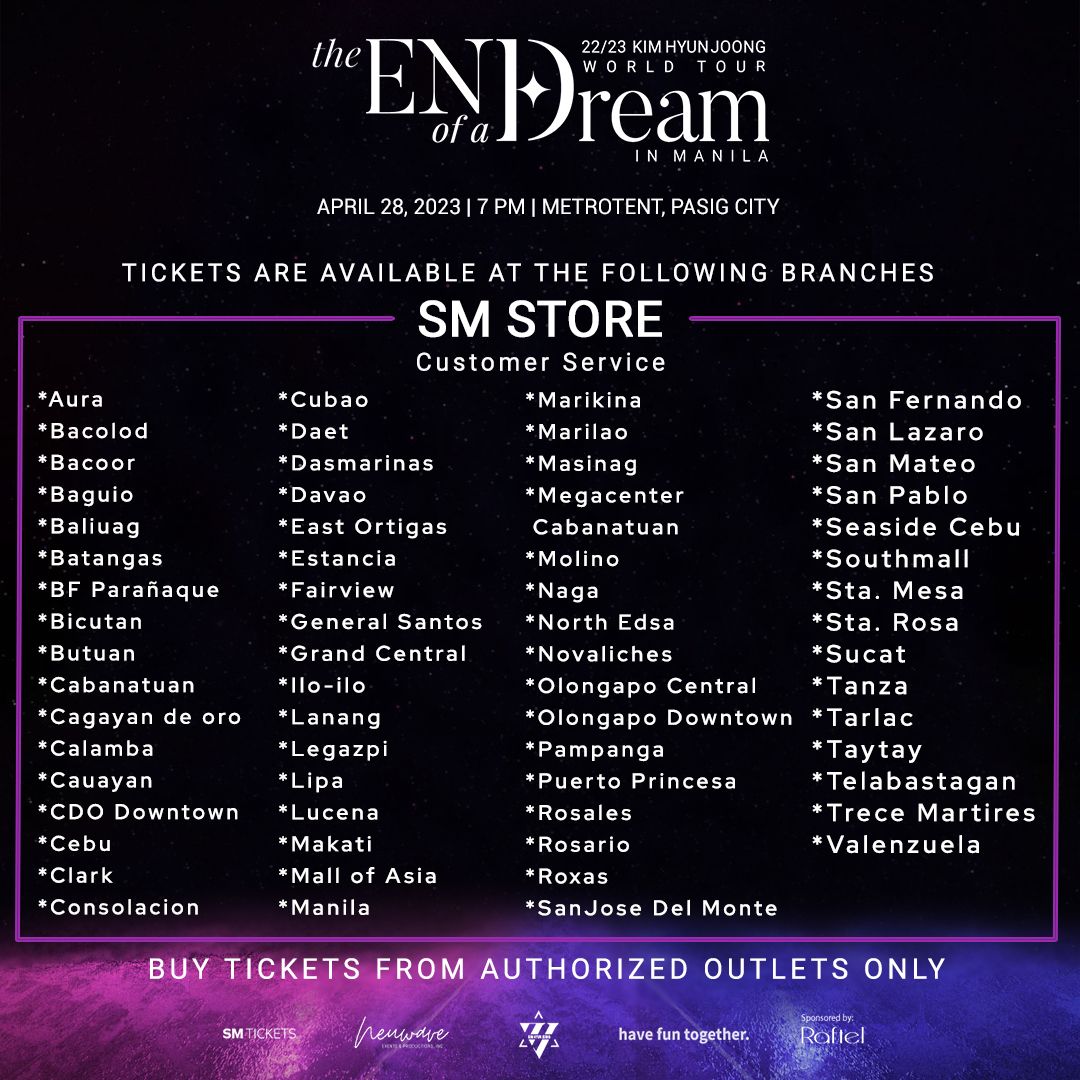 neuwave_events's tweet photo. Buckle up PH-Henecias!
Here are the guidelines for the upcoming ticket selling of 22/23 KIM HYUN JOONG World Tour: The End of a Dream in Manila.๐ https://t.co/1lHPHl1Dbh
