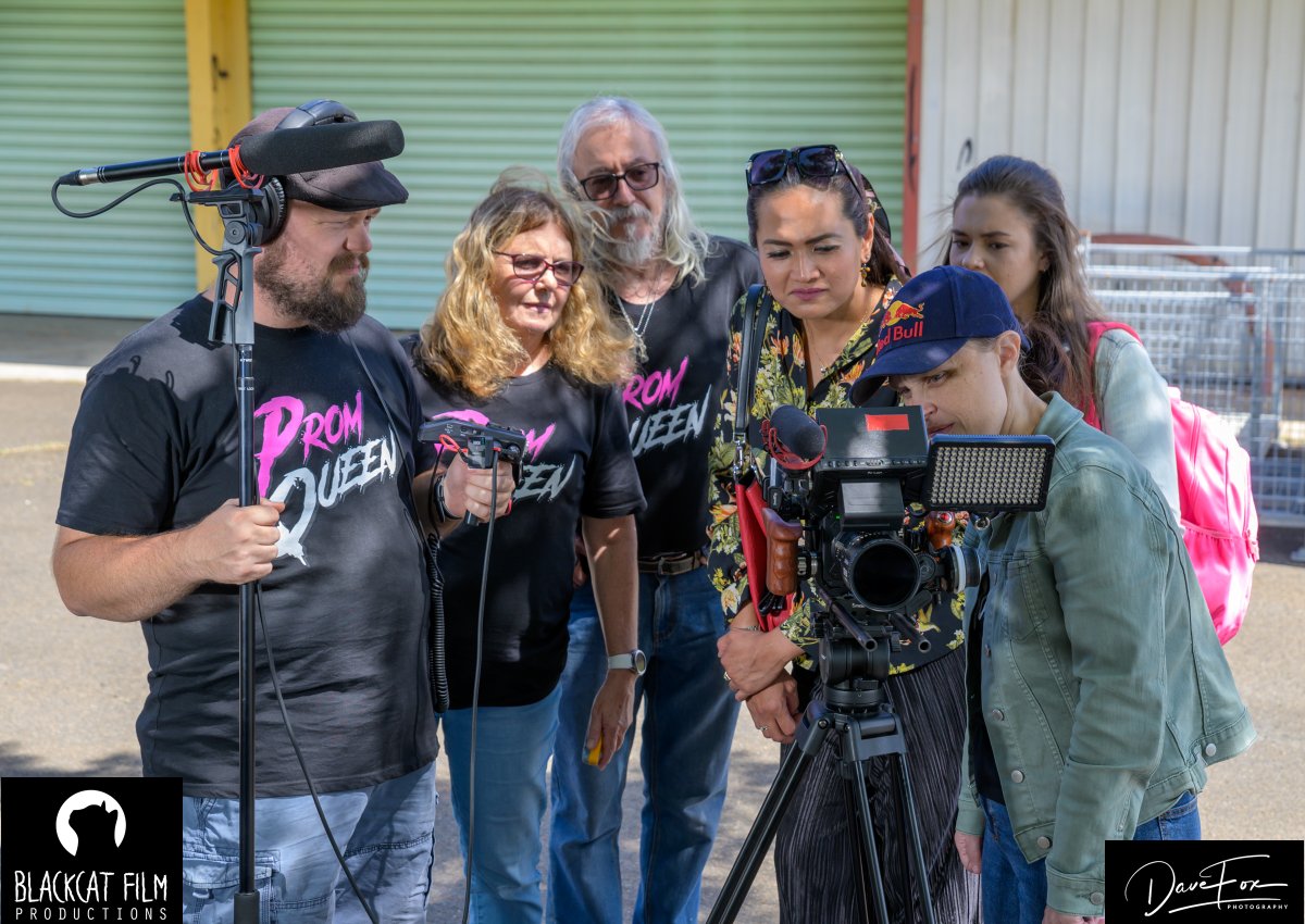 blackcatfilmpr2's tweet photo. Hi Guys,
This weekend we're back to film more scenes for Prom Queen: the Mini Web Series.
#PromQueen #PromQueentheMiniWebSeries #Filming #BTS #BehindtheScenes https://t.co/9XmFIKWy14