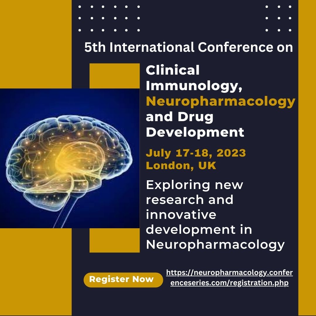 AdinaAlamin5's tweet photo. It could be a distinctive platform which can collect international leaders within the field of neurobiology and drug from round the world to London, UK.
#londonconference #londonuk #medicalconference #heathcongress #neuropharmacology #drugdevelopment #immunology #neurology https://t.co/JHlQtR5xTl