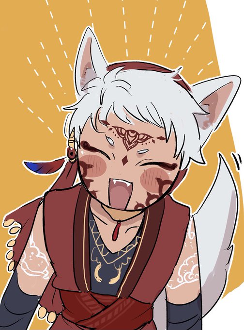 この顔ばっかり描いちゃうなと思ってたけど☀️確認したら大体ずっとご機嫌な顔してた 