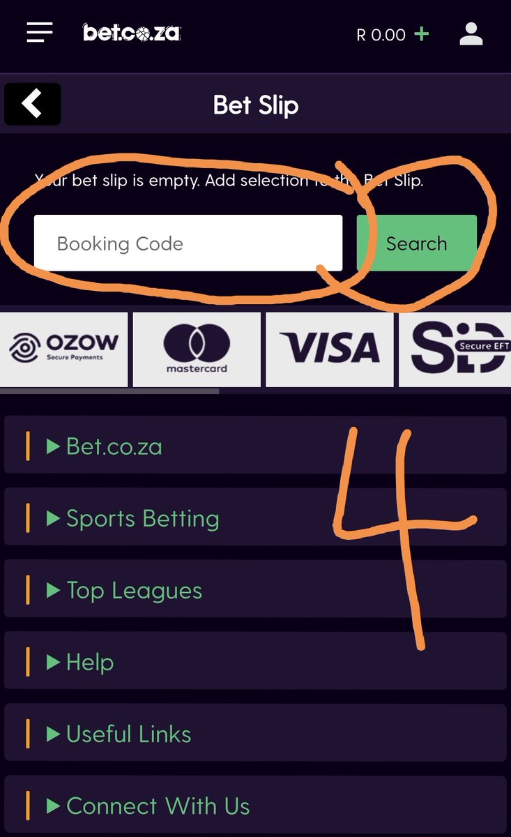 How to Book-A-Bet on <a href="/betcoza/">Bet.co.za</a>

1. Login to <a href="/betcoza/">Bet.co.za</a>
2. Click the 3 lines on the Far Left of your screen.
3. Select "Book-A-Bet"
4. Paste the code on "Booking code" and click search then click "Place Bets"

Let's get it 🍏 #Punt4aMillion join.bet.co.za/redirect.aspx?…