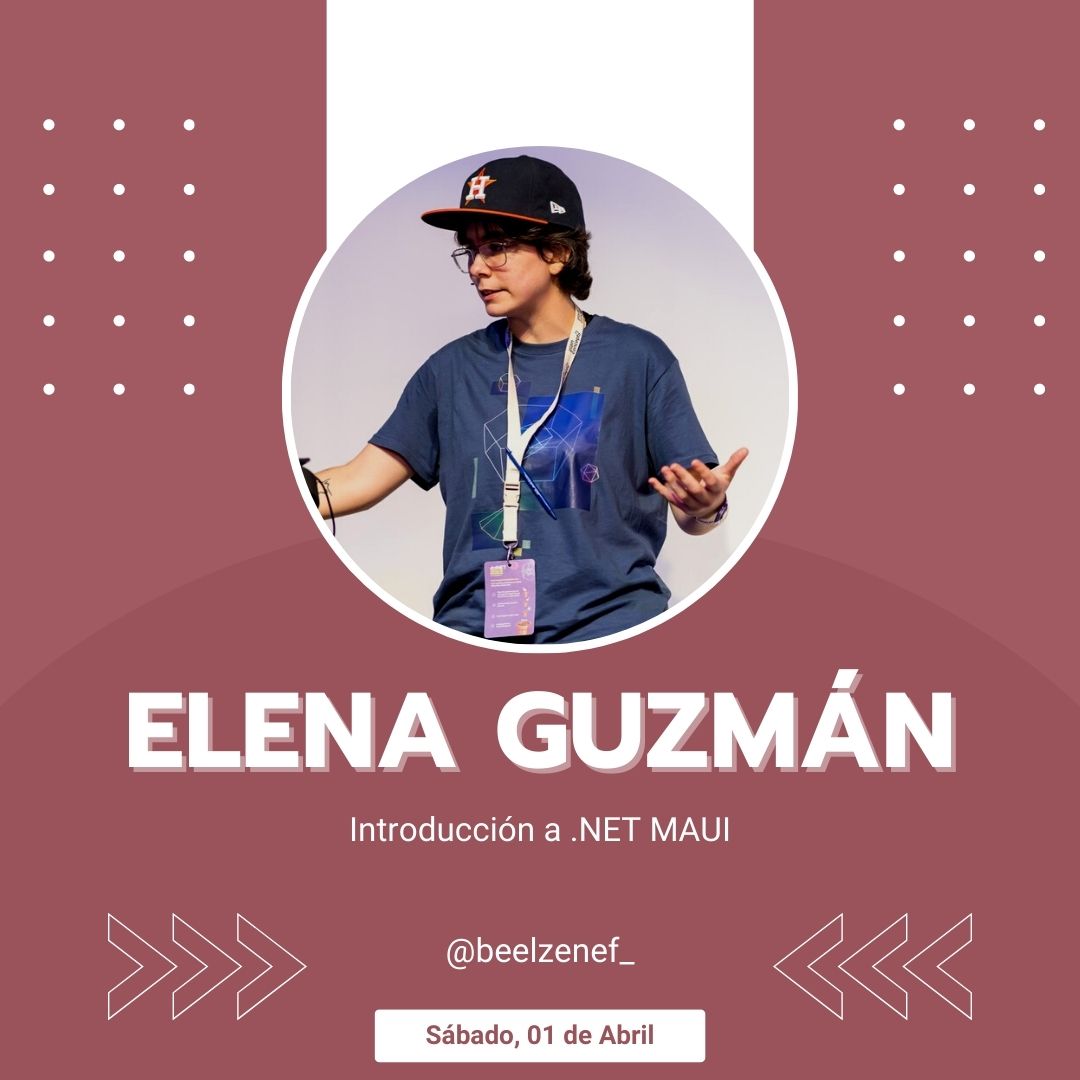 PeruNETDev's tweet image. 🎉¡Atención a toda la comunidad!🎉
@Beelzenef_ será nuestra speaker en el evento #WomenInTech presentando su charla: "Introducción a .NET MAUI".
🚀👩💻 ¡Prepárense para aprender sobre la última tecnología en desarrollo de aplicaciones móviles! #dotNET #MAUI #Xamarin 🙌🏼