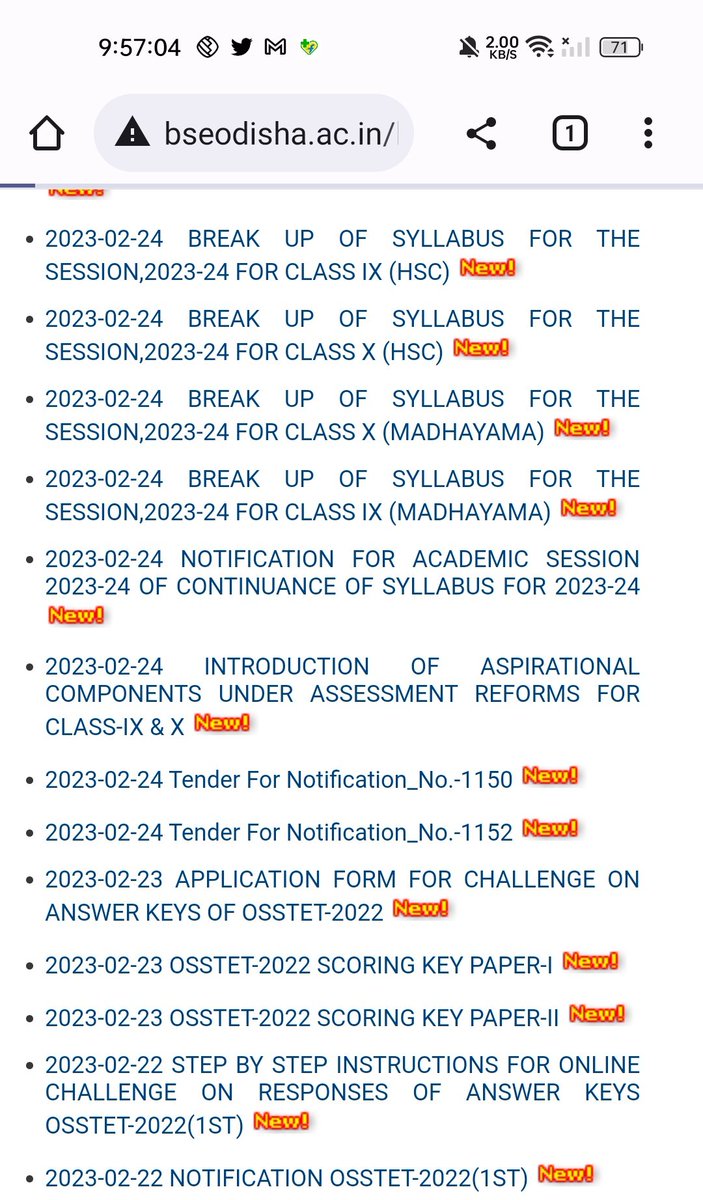 LaxmidharSir's tweet photo. Respective Sir @samirdash01 @MoSarkar5T @PradeepJenaIAS OSSTET Answer Keys were Released on 23rd Feb but till now OSSTET Result Not been Declared due to which Lakhs of Job Aspirants are unable to Apply for OAVS Vacancy, So Sir Please help to release OSSTET Result &amp; OTET EXAM Date https://t.co/6oDG9EJxHD