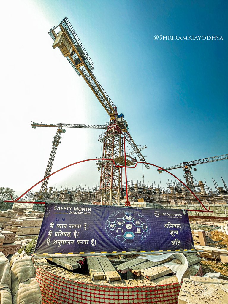 ChampatRaiVHP's tweet photo. श्री राम जन्मभूमि मंदिर निर्माण कार्य के कुछ छायाचित्र। https://t.co/56QD34AID3