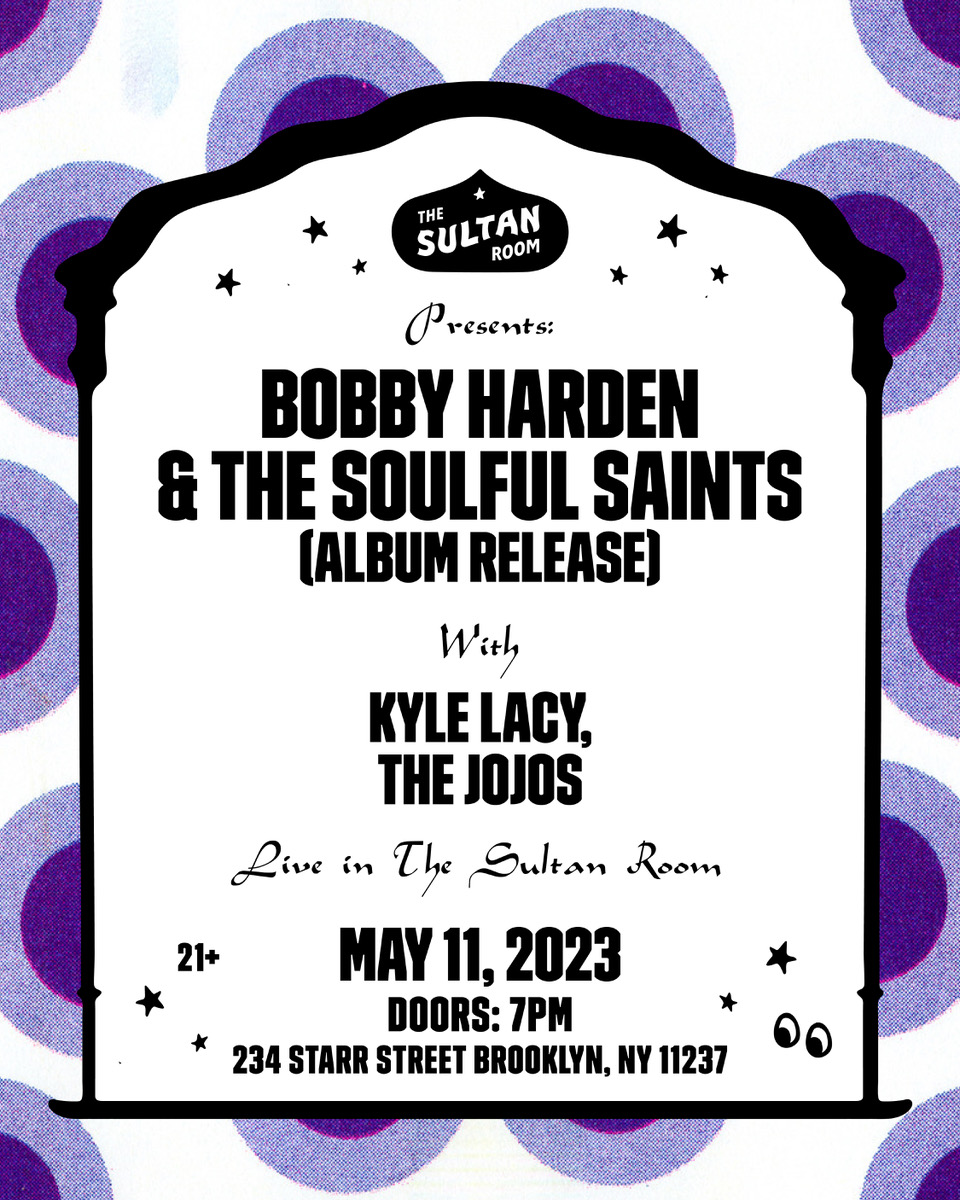 BLeeJrHarden's tweet photo. May 11, Bobby Harden &amp; The Soulful Saints record release concert - https://t.co/YBGxTAfhZV

And here is the ticket link: https://t.co/tCfSQXDLqo https://t.co/9Nb3CnS7c1