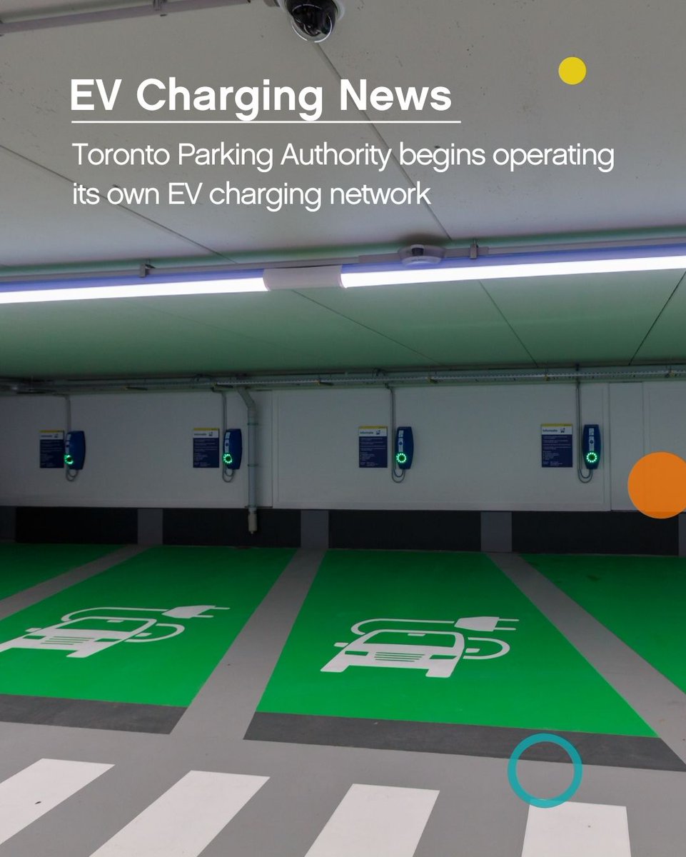 EVNetCanada's tweet photo. Eight chargers in a single lot mark the start of a plan that will see the Toronto Parking Authority install over 300 off-street and 100 on-street chargers by the end of 2023! #EVcharging
Read the article @ElectricAutonmy
info@evnet.ca | 1-800-387-9391 | https://t.co/IVnfFQiL5l https://t.co/rX5XafNWrT
