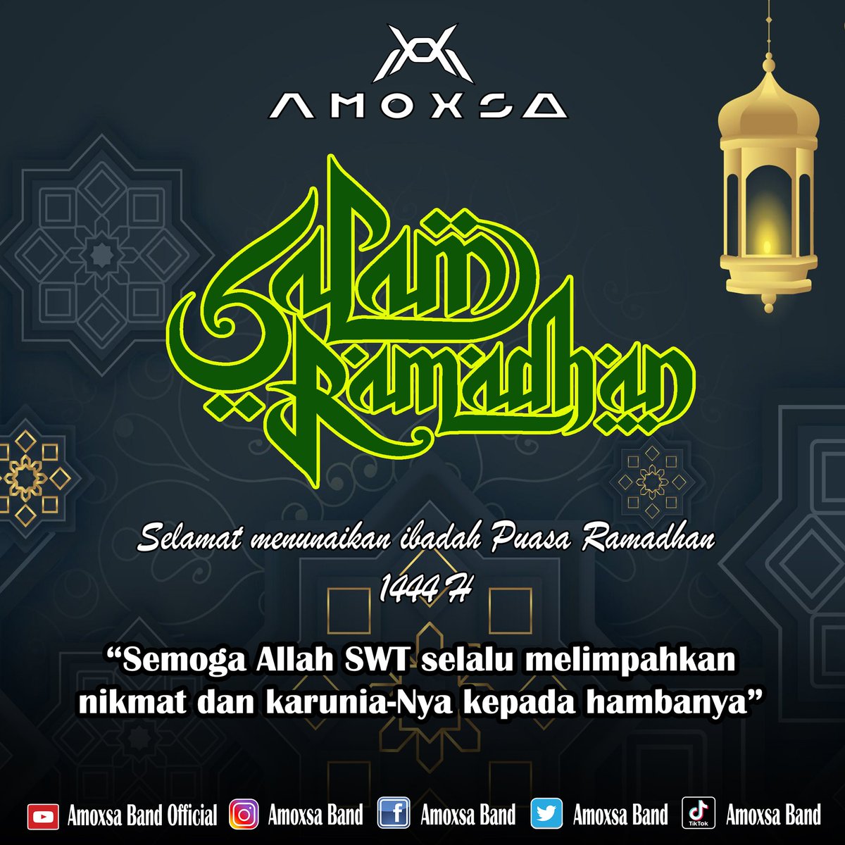 amoxsaband's tweet photo. Selamat menunaikan ibadah puasa ramadhan 1444 H
. 
#ramadhan #puasa #amoxsaband https://t.co/eT7XoGq7PB