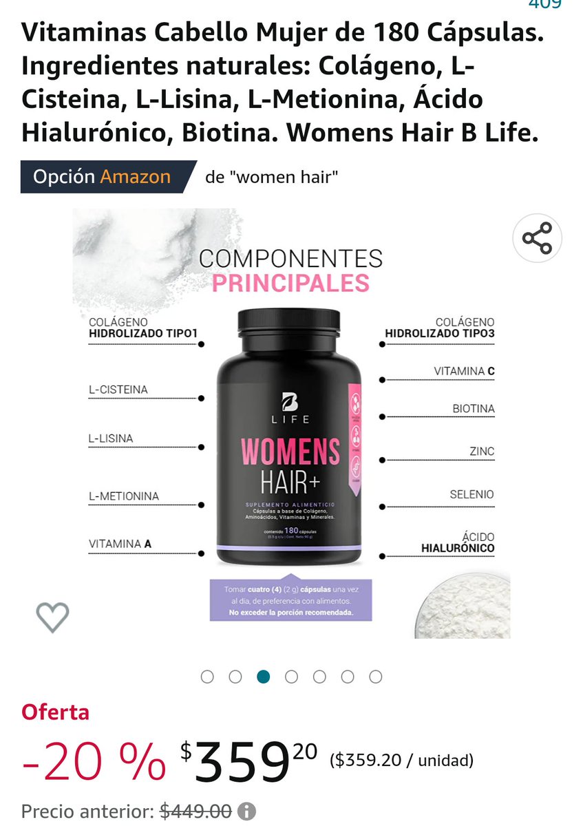 yogivan_11's tweet photo. @olvheer_s Algún suplemento con biotina y colageno hidrolizado... Sirve para que crezca más rápido el cabello y las uñas https://t.co/eXyeNKadsx