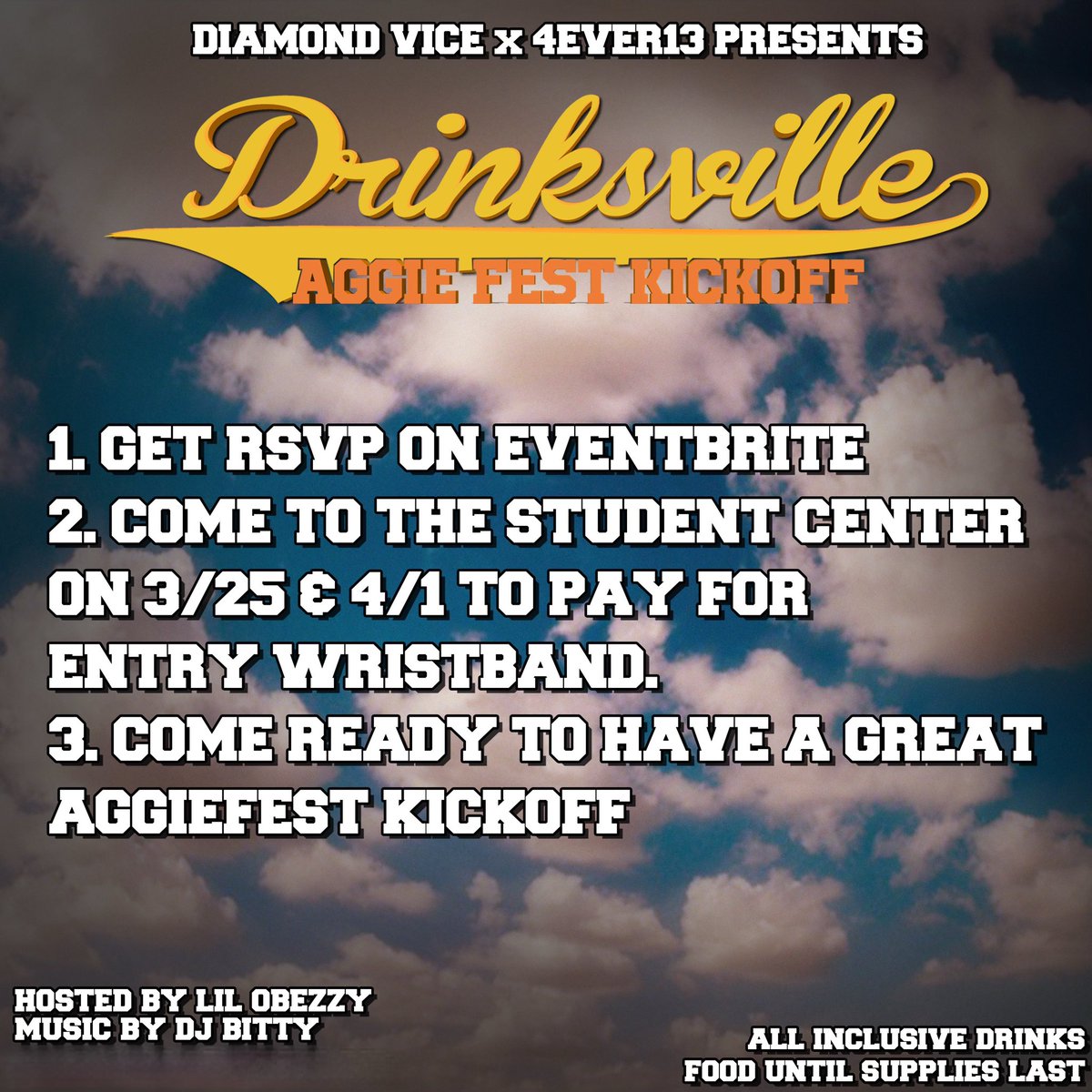 708LitBit's tweet photo. #ncat #uncg the 3rd batch of wristband tickets have dropped!! GRAB THEM WHILE THEY’RE AVAILABLE 🍾

Wristband pickup tomorrow at the Stu from 12-2pm, Friday from 1-4pm https://t.co/lVUlenUxGr