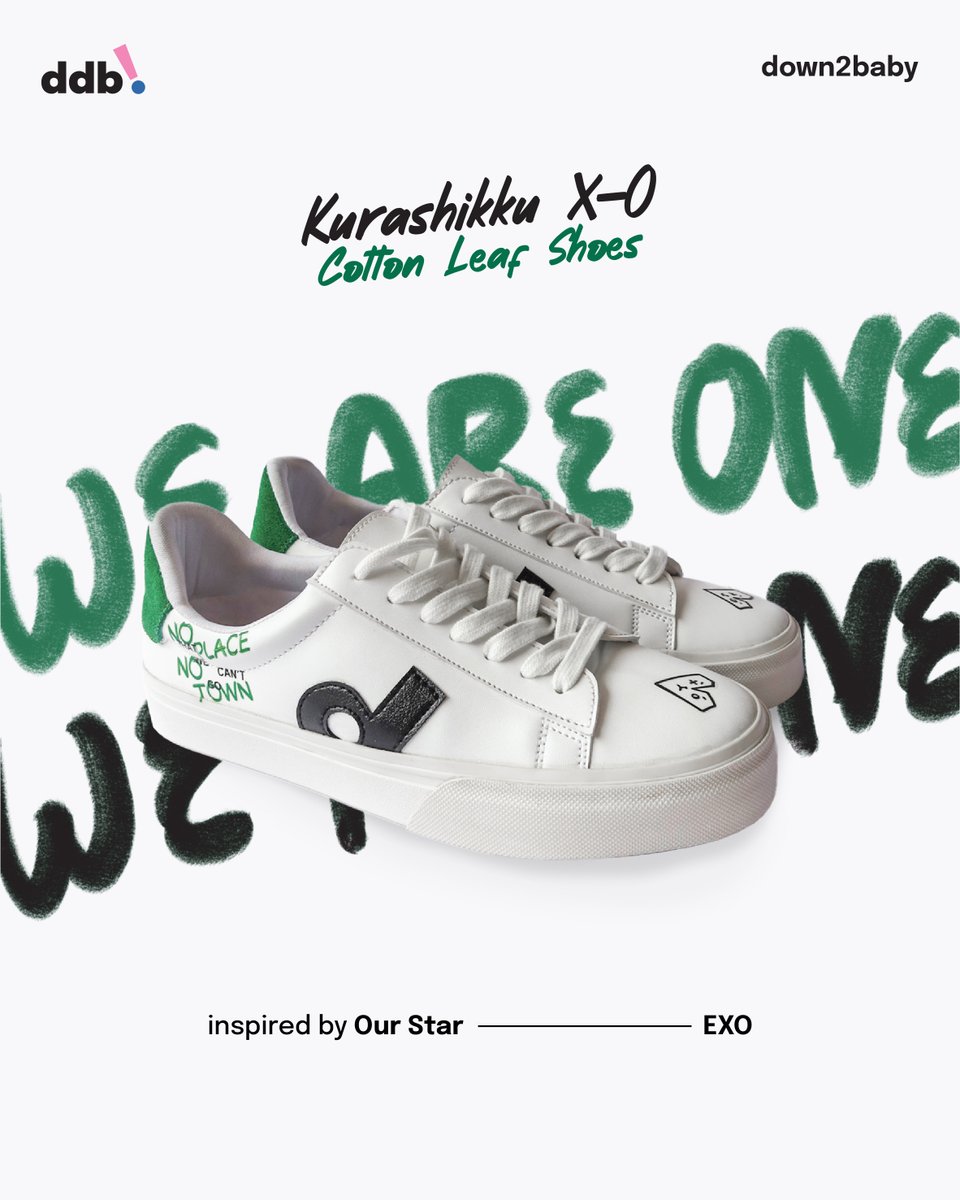 down2baby's tweet photo. Stay #ClassicbutnotBasic 🍃 our first shoes collection will set up the whole mood of your outfit 💥💫

Kurashikku X-0 Cotton Leaf Shoes
inspired by our star, EXO

IDR 299k / $22
gift: Fabric keyring member, Socks, Box

🗓~ 30.04.23 (11:59PM)
🛒 https://t.co/iOjIg4N6HH https://t.co/YHbCWgRLfq