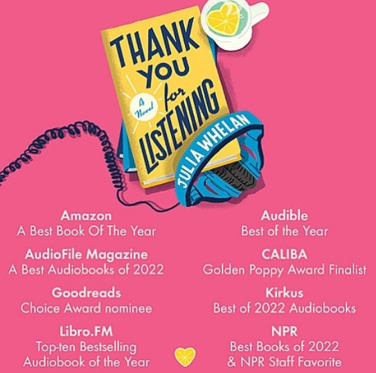 @justjuliawhelan was live today w/ an #audiobook group in @govbrazil hosrt @editoraarqueiro Some parts are in #portuguese but enough English to make it a lovely visit with one of t/ world's best #audiobook narrators instagram.com/p/CqGU9IMIc5R/ Based on her book #ThankYouForListening