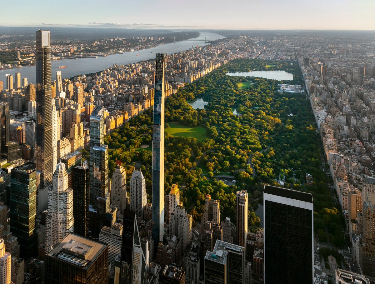 BrentToderian's tweet image. “Super-skinnies” “Needle Towers,” “Pencil Towers.”

These exceptionally thin towers in cities like New York usually have just one luxury apartment per floor.

I advise cities on the pros &amp;amp; cons of tall buildings more than almost any human being on the planet.

I don’t like these.