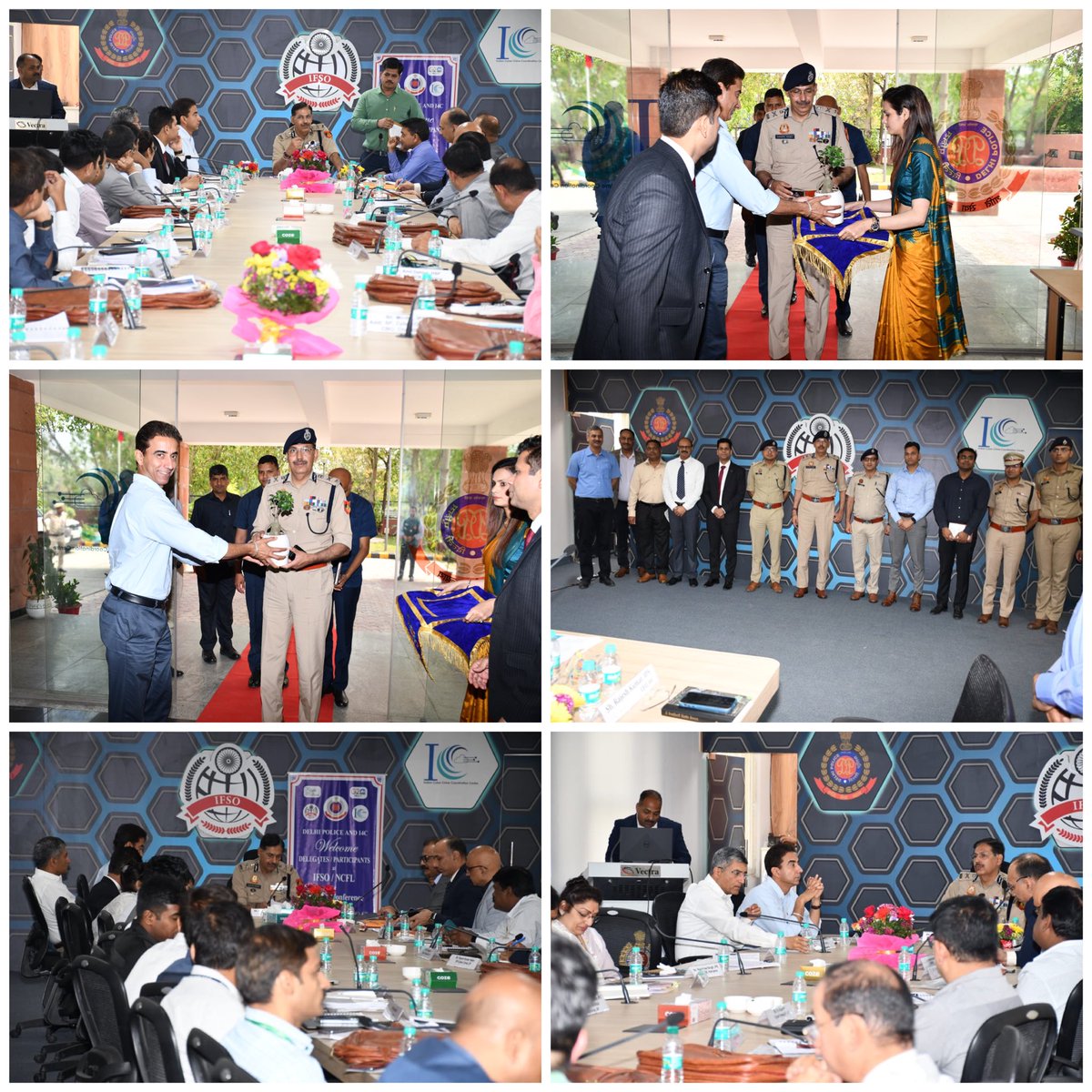 IFSO Delhi Police with I4C  MHA conducted  Conference  of Joint Cyber Crime Coordination Teams in which senior Officers from States/UTs participated and discussed how to combat ever increasing  cyber crime with  stakeholders like Banks, TSPs, DOT, SFIO etc. <a href="/DelhiPolice/">Delhi Police</a>