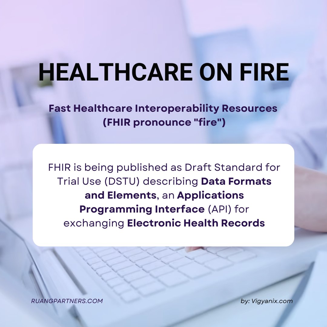It is based on modern web technologies such as RESTful APIs (Application Programming Interfaces) and JSON (JavaScript Object Notation). FHIR is developed and maintained by Health Level Seven International (HL7). 

#healthcare #health #javascript #programming