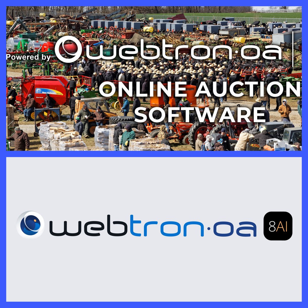 globalauctions1's tweet photo. 🏷🚜 Clearing sales auction software, which can be run globally, check us out today. https://t.co/LeuG7o6mWI #clearingsale #clearingauctions #tractor #farmauctions #industrialsales #industrial #clearingsale #whitelabel #whitelabelauction #globalauctions #globalauctionsoftware https://t.co/grzBsUQLfE