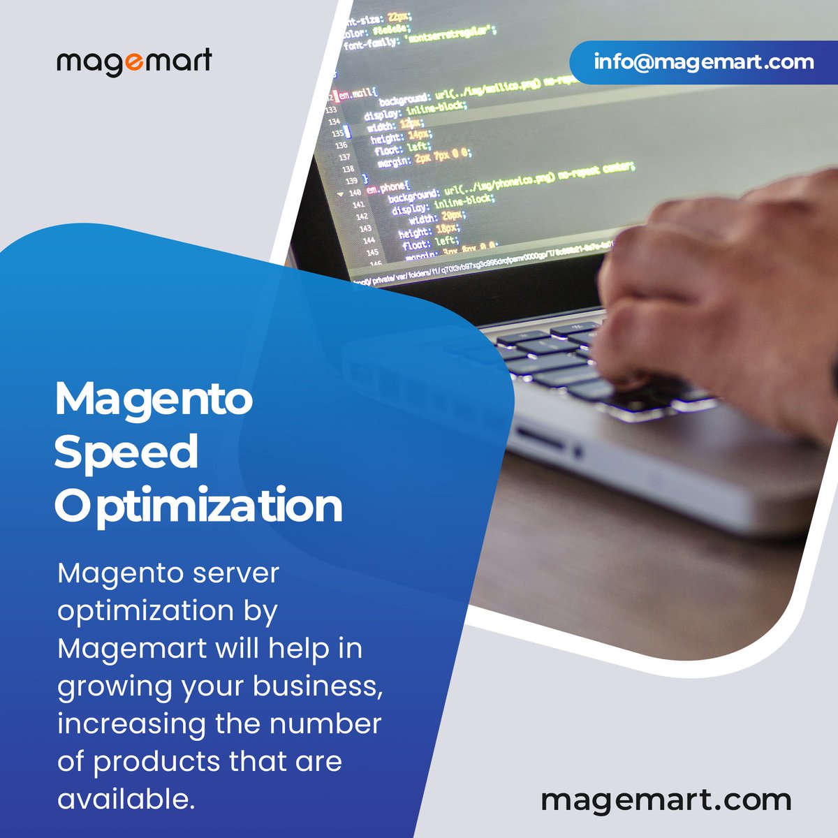 magemartagency's tweet image. Magemart offers expert Magento speed optimization services to help boost your website&apos;s performance and provide your customers with a seamless user experience. Reach us now!

#magentospeedoptimization #magentoperformance #pagespeedoptimization #websitespeed #websiteperformance