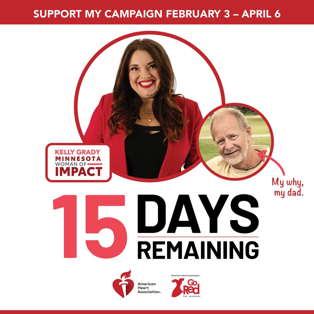 KellyRGrady's tweet photo. Sadly our shared loss is all too common as #HeartDisease is the leading cause of death for men &amp; women in the U.S. As a #WomanOfImpact I‘m raising awareness &amp; critical funds for the @HeartAssocMN to save lives. 🧵/3

https://t.co/ptJqosEGyt https://t.co/HF9WcFFj9C