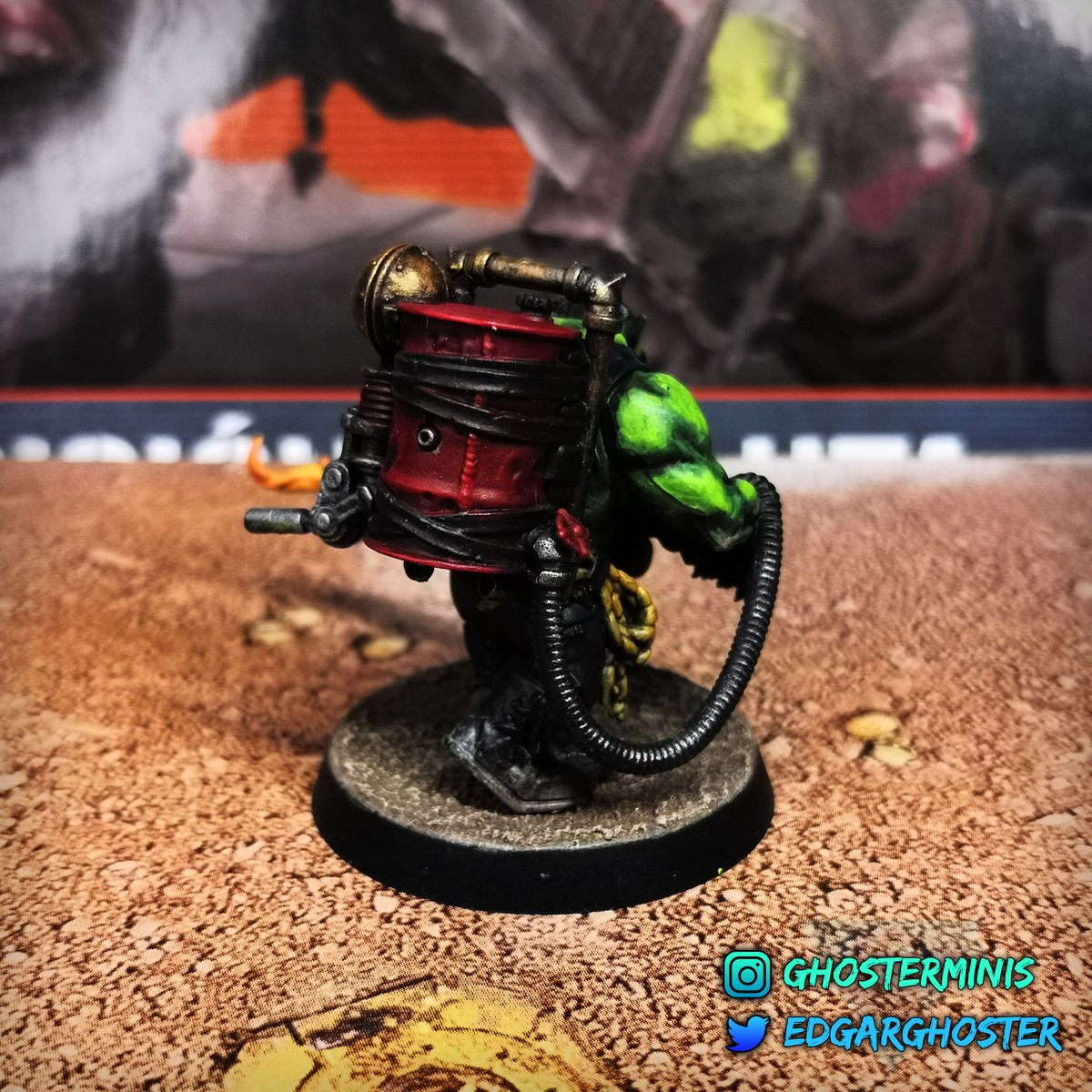 EdgarGhoster's tweet photo. Kommando Burna Boy - Ork

#killteam #killteam40k #orks #octarius #orkkommandos #warhammer40k #warhammer https://t.co/2nEprMi2GR