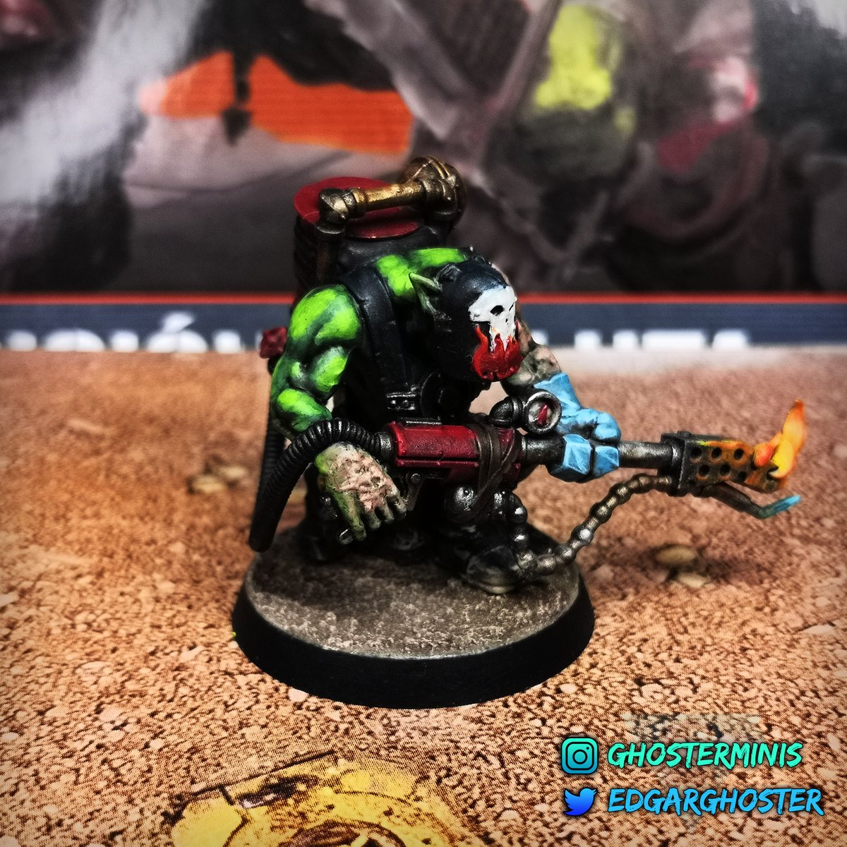 EdgarGhoster's tweet photo. Kommando Burna Boy - Ork

#killteam #killteam40k #orks #octarius #orkkommandos #warhammer40k #warhammer https://t.co/2nEprMi2GR