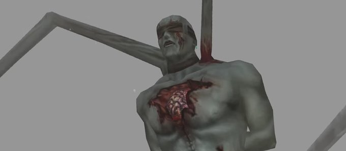 コードベロニカのノスフェラトゥ、当時滅茶苦茶怖かったんだけど今見るとタ○ヤさんとかあの辺の文脈が盛大に乗ってるキャラデザなんだよ…🙄 