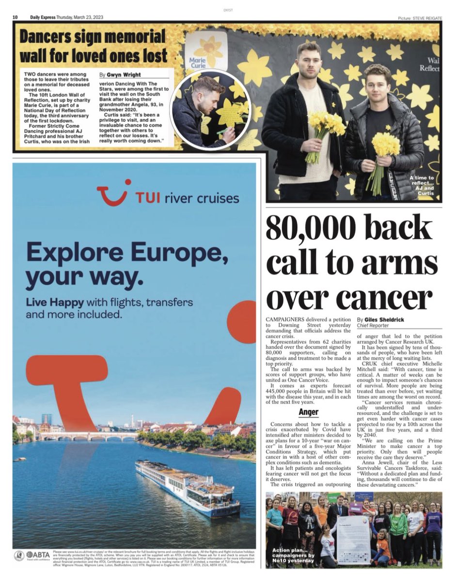 ExpressGilo's tweet photo. You could be forgiven for thinking there was only one event in Westminster yesterday. There wasn’t. Here campaigners give 80,000 reasons to urgently address a ‘failure’ to act on the #cancer diagnosis &amp; treatment emergency blighting Britain ⁦@CR_UK⁩ ⁦@Michelle_CRUK⁩ https://t.co/lcTjxd9CH5