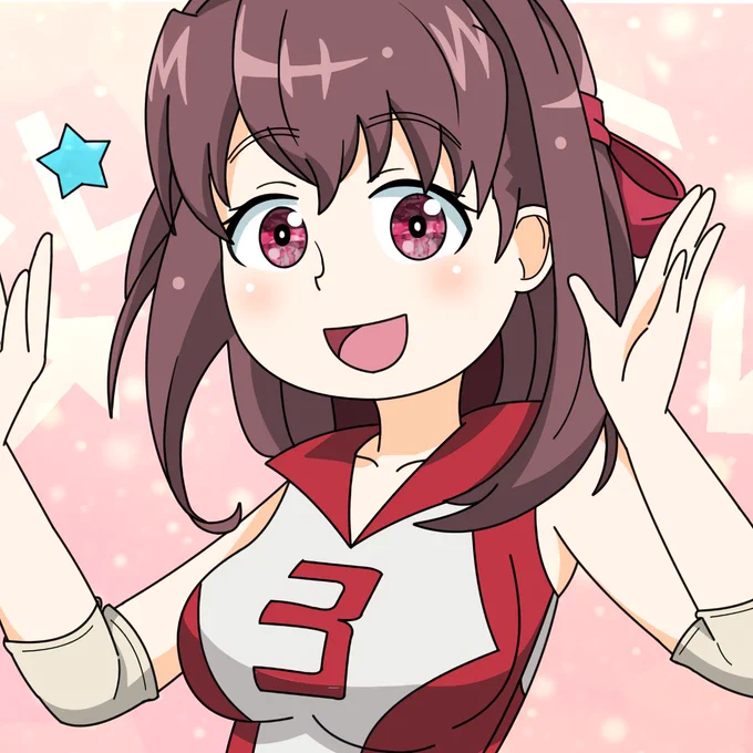 瞳にいろいろ書き足すの大好きな部族なんだけど、キャラによって異なり、大きく分けると2種類あってこれがベースとなっている。('20 エリカ型と '21 押田型) 