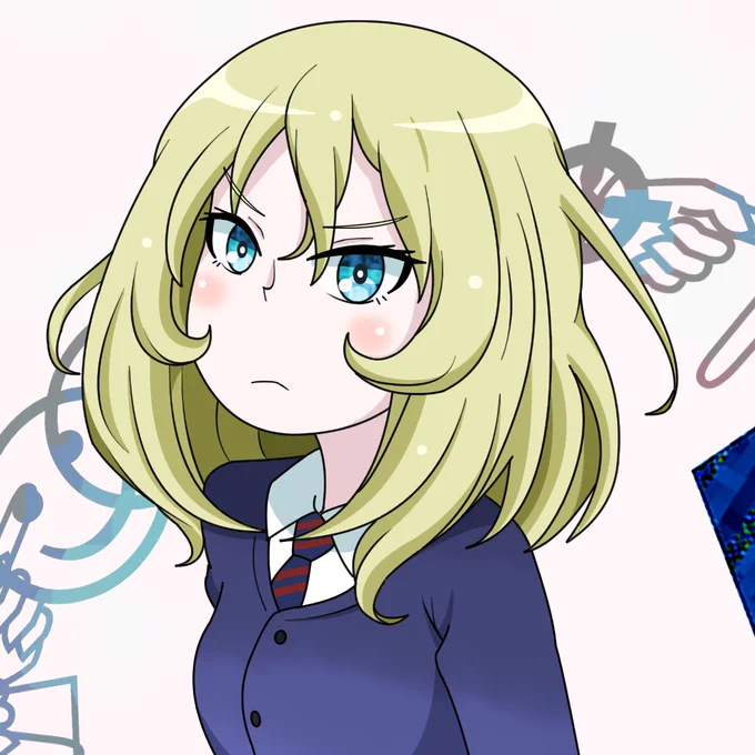 瞳にいろいろ書き足すの大好きな部族なんだけど、キャラによって異なり、大きく分けると2種類あってこれがベースとなっている。('20 エリカ型と '21 押田型) 
