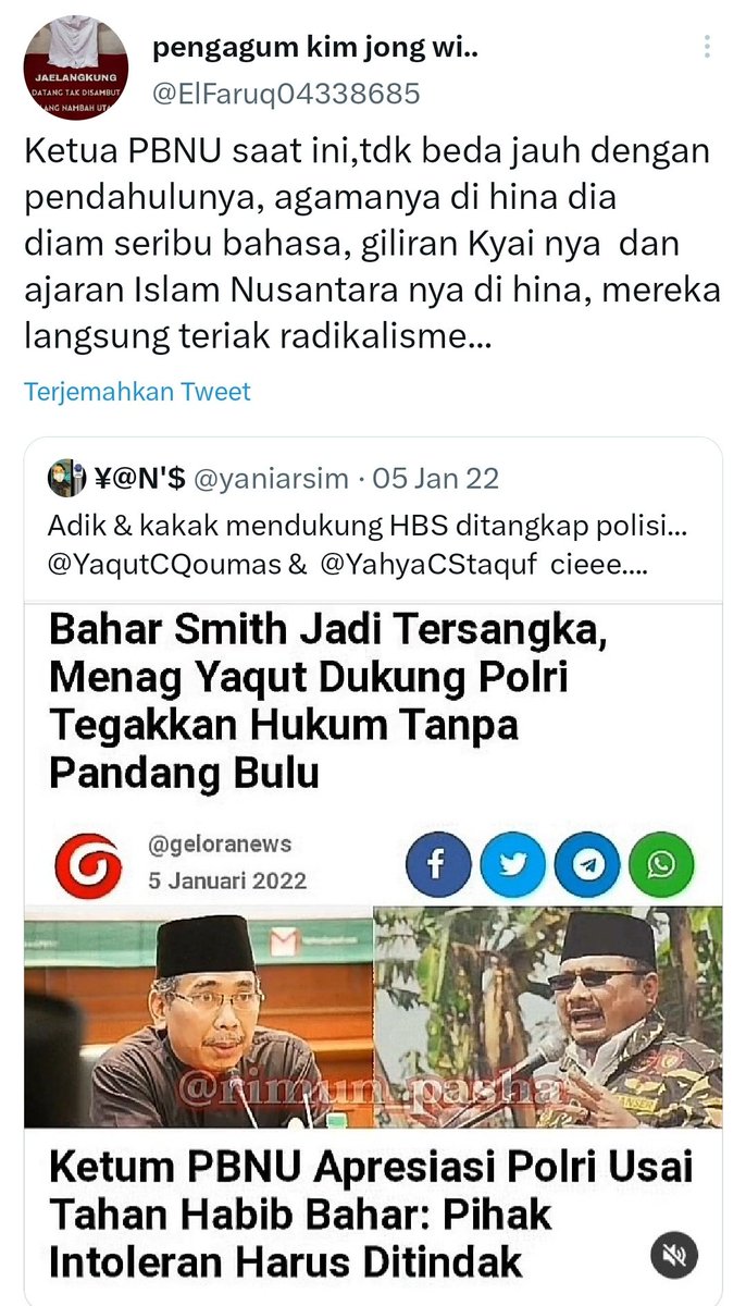 amrudinnejad_'s tweet photo. Kasih ini aja jika mereka sekarang maw menggunakan nama Besar Kyai Said Aqil Siraj untuk mendukung Capres idola mereka 

Kami tidak akan pernah lupa, Catat Itu! https://t.co/3eZrrn6LMU