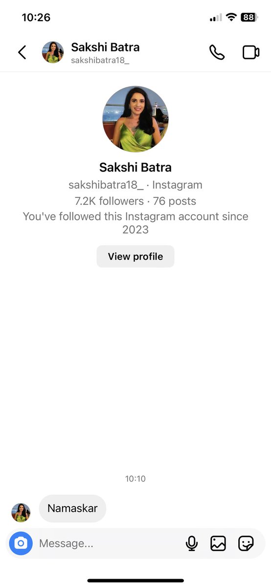 devenderINSA's tweet photo. @sakshibatra18 your instagram account got hacked i think …..please check am getting request &amp; msgs https://t.co/J3ym0VQQd7